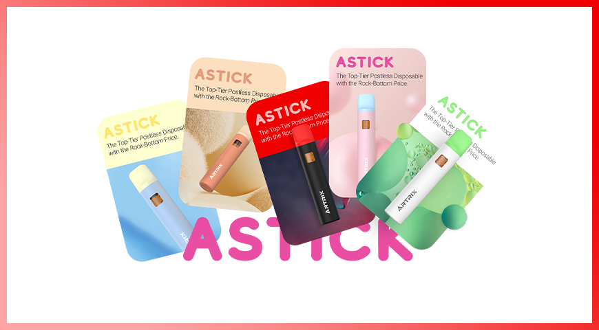 Astick-postless disposable